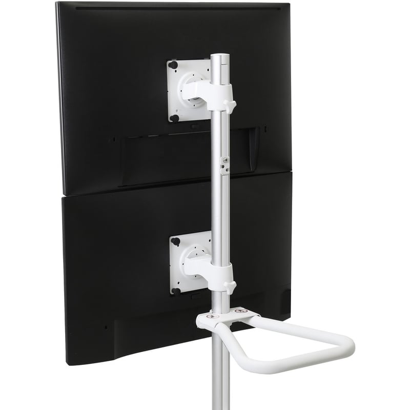 Ergotron Cart Mount for Tablet, Monitor, Camera - White - Thumbnail 2