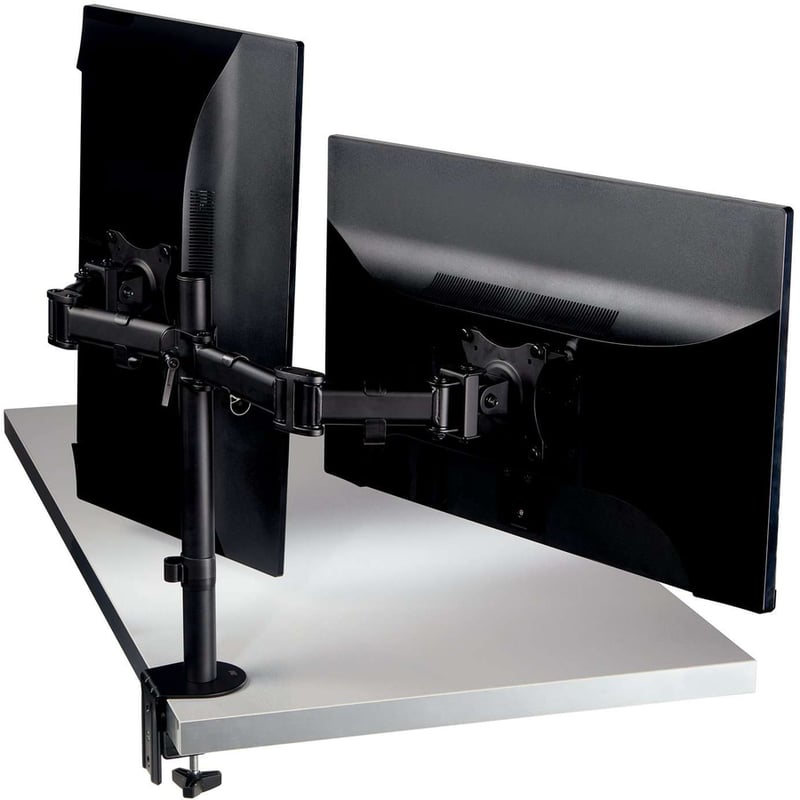 3M Clamp Mount for Monitor - Black - Thumbnail 4