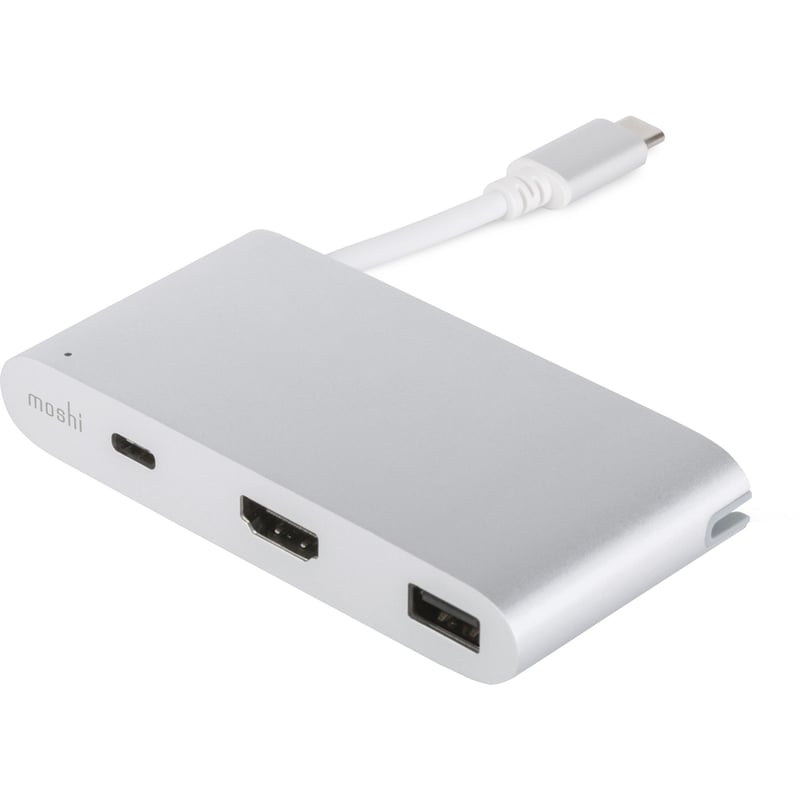 Moshi USB-C Multiport Adapter (Silver) - Thumbnail 1