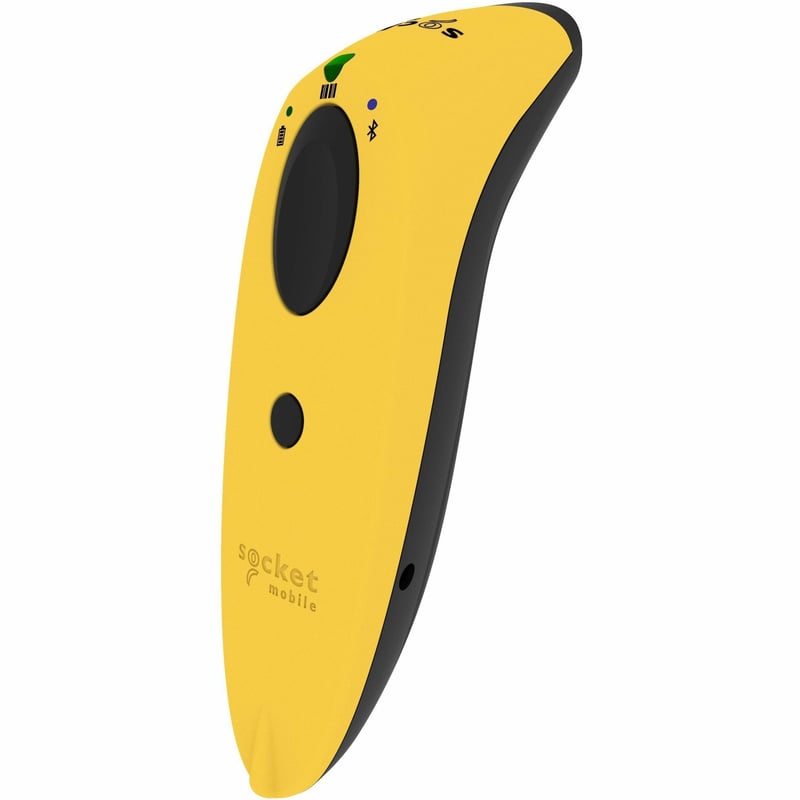 Socket Mobile SocketScan S720, Linear Barcode Plus QR Code Reader, Yellow & White Dock - Thumbnail 1