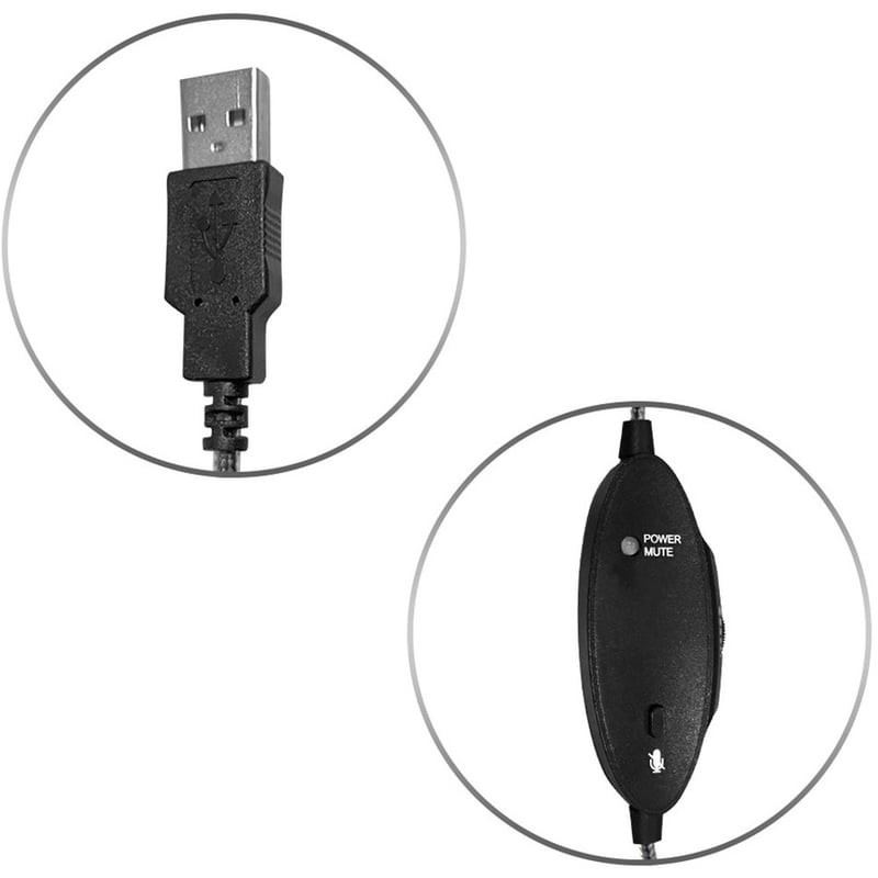 Hamilton Buhl Deluxe USB Multimedia Headset with Steel-Reinforced Gooseneck Mic - Thumbnail 3