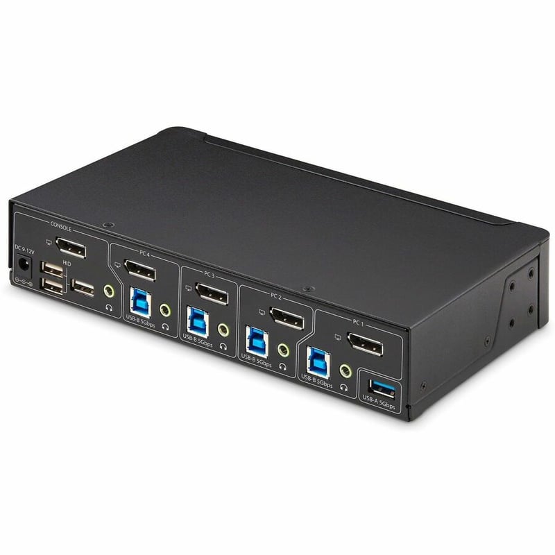 4-PORT DP KVM SWITCH - 4K 60HZ DISPLAYPORT TAA COMPLIANT - Thumbnail 2