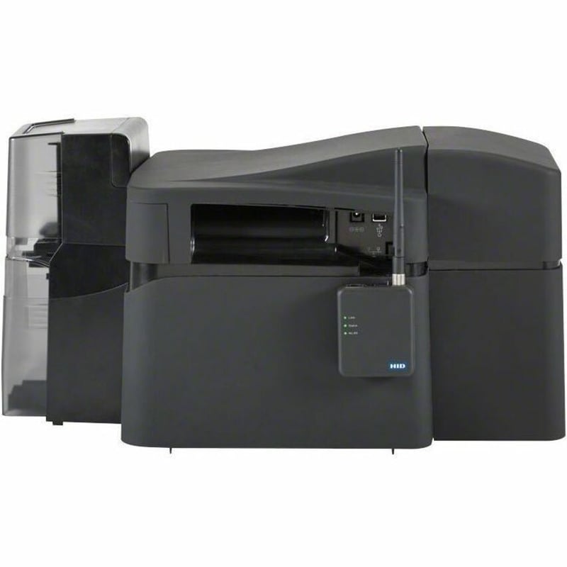 Fargo DTC4500E Single Sided Desktop Dye Sublimation/Thermal Transfer Printer - Color - Card Print - USB - Thumbnail 4