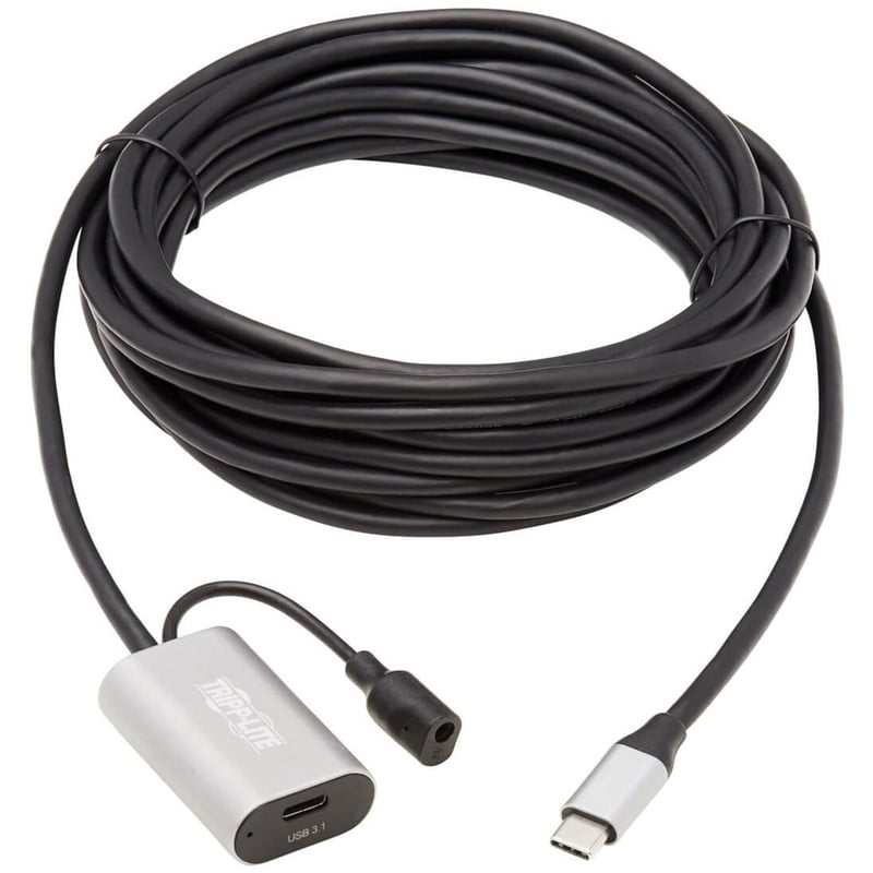 Tripp Lite by Eaton USB 3.2 Gen 1 Active Extension Cable - USB-C to USB-C (M/F) 5 Gbps Data Only 5 m (16.4 ft.) - Thumbnail 2