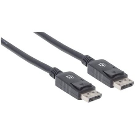 Manhattan DisplayPort Male/Male Monitor Cable, 10', Black - Thumbnail 2