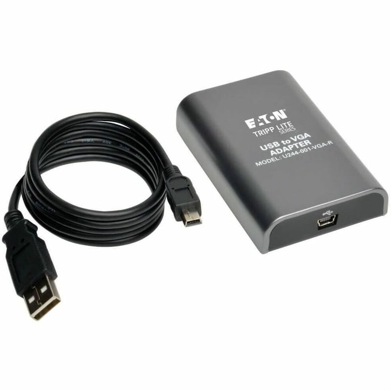 Tripp Lite by Eaton USB 2.0 to VGA Dual Multi-Monitor External Video Graphics Card Adapter 1080p 60Hz - Thumbnail 4