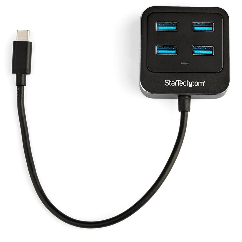 StarTech.com 4 Port USB C Hub - USB-C to 4xUSB-A - 10Gbps USB 3.2 Gen 2 Type-C Hub - USB Bus Powered - Portable/Laptop USB Adapter Hub - Thumbnail 2