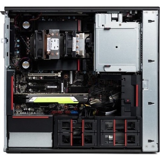 Lenovo ThinkStation P720 30BA00K5US Workstation - 2 Xeon Silver 4208 - vPro Technology - 32 GB - 1 TB SSD - Tower - Thumbnail 4