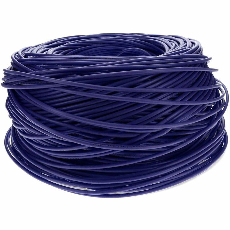 AddOn 1000ft Non-Terminated Purple Cat6 UTP PVC Copper Patch Cable - Thumbnail 3