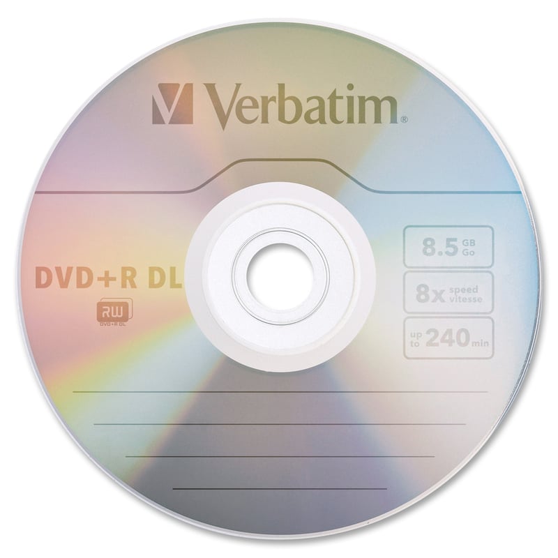 Verbatim 96542 DVD Recordable Media - DVD+R DL - 8x - 8.50 GB - 30 Pack Spindle - Thumbnail 3