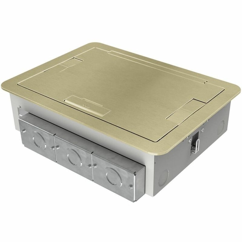 Wiremold Evolution Series EFB6, EFB8, EFB10 Floor Box Flush Style Cover with Solid Lid - Thumbnail 2
