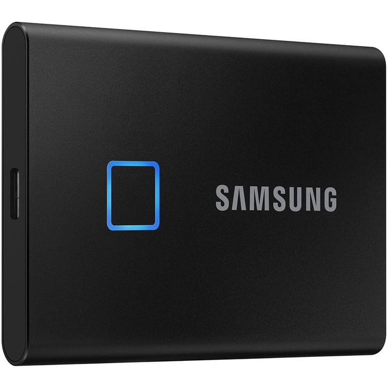 Samsung T7 MU-PC2T0K/WW 2 TB Portable Solid State Drive - External - PCI Express NVMe - Black - Thumbnail 2