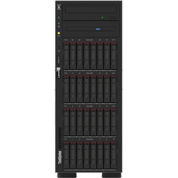 Lenovo ThinkSystem ST650 V2 7Z74A01TNA 4U Tower Server - 12Gb/s SAS, Serial ATA/600 Controller - Thumbnail 3