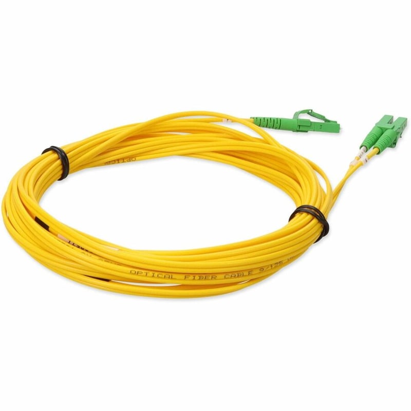 AddOn 1m ALC to ALC Yellow OS2 Duplex Microboot, Snagless OFNR (Riser-Rated) SMF Fiber Patch Cable - Thumbnail 5