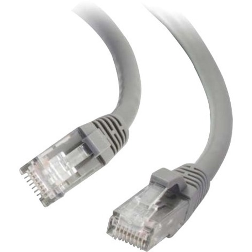 Quiktron Q-Series Patch Cords, CAT6, booted, Gray, 25 FT - Thumbnail 2
