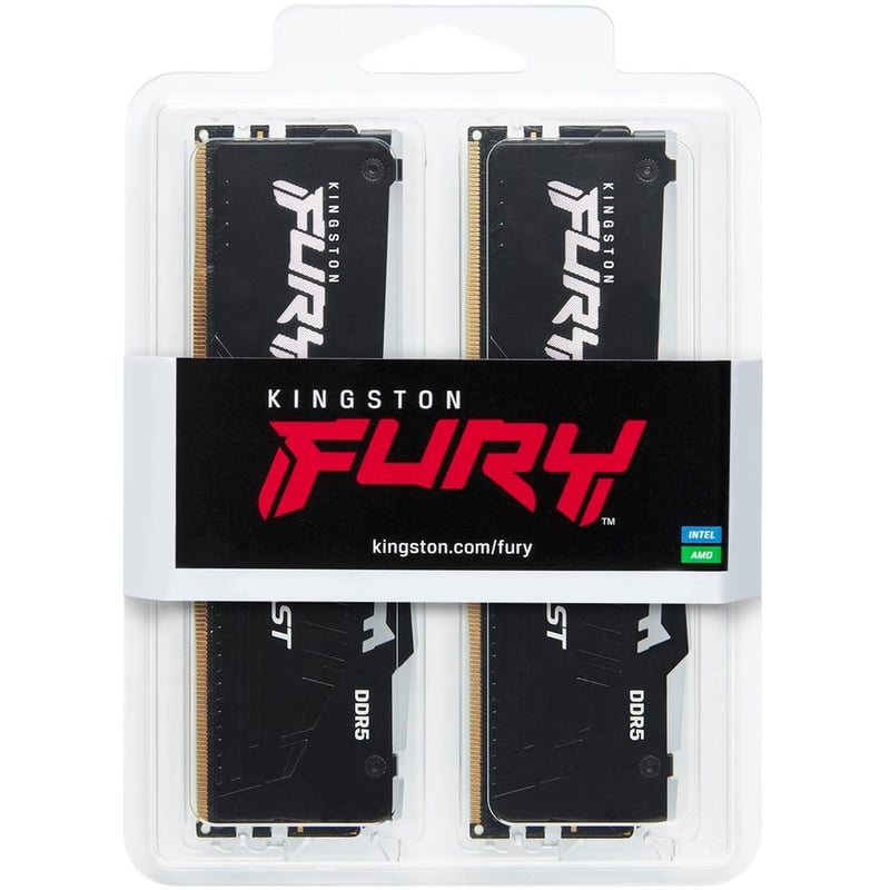 Kingston FURY Beast 16GB (2 x 8GB) DDR5 SDRAM Memory Kit - Thumbnail 2