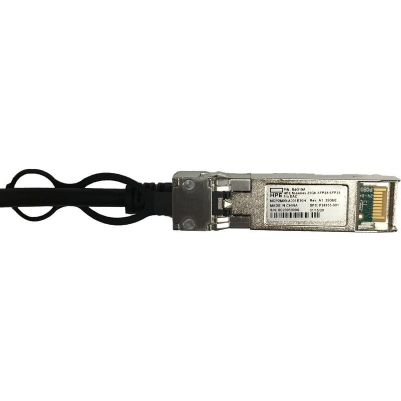 HPE 25GB SFP28/SFP28 1M DAC PL- DIRECT ATTACH COPPER CABLE