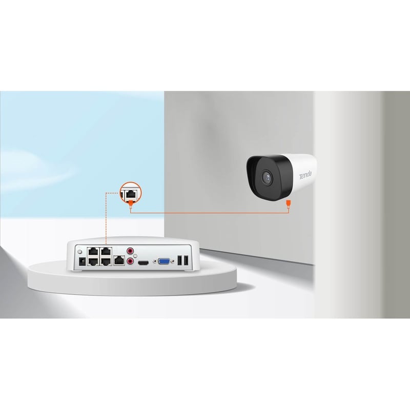 4 CHANNEL POE HD NVR . - Thumbnail 2