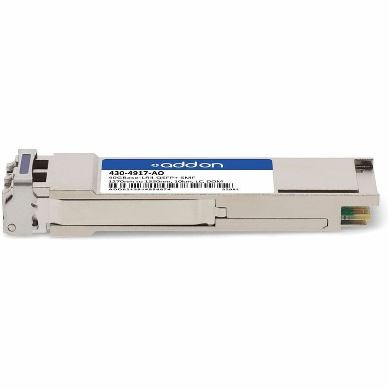 ADDON DELL 430-4917 COMPATIBLE TAA COMPLIANT 40GBASE-LR4 QSFP+ TRANSCEIVER (SMF - Thumbnail 2