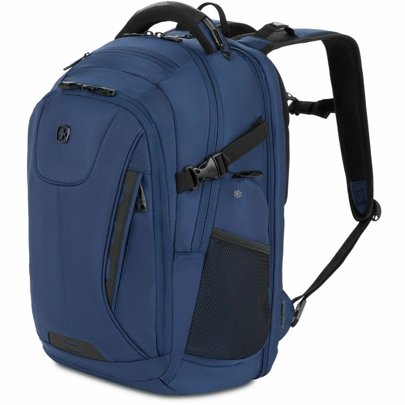 SWISSGEAR TECH TRAVEL ELITE USB SCANSMART BACKPACK BLUE TSA - Thumbnail 1