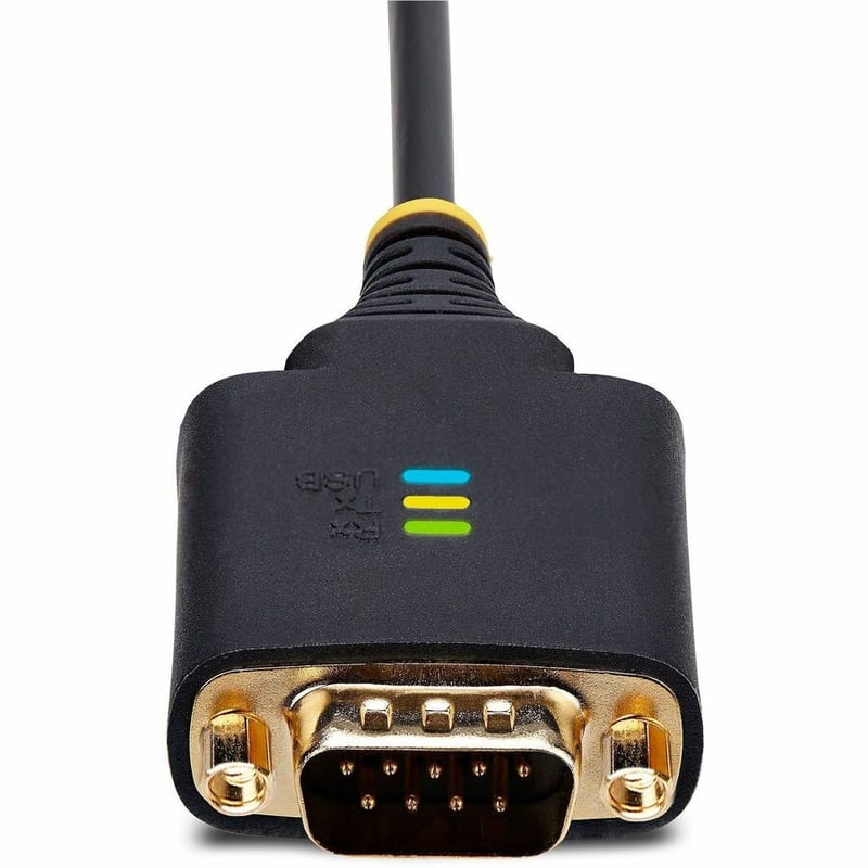 StarTech.com 2ft/60cm 2-Port USB to Serial Adapter Cable, COM Retention, FTDI, DB9 RS232, Changeable DB9 Screws/Nuts, Windows/macOS/Linux - Thumbnail 4