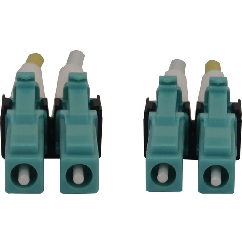 Eaton Tripp Lite Series 400G Multimode 50/125 OM4 Switchable Fiber Optic Cable (Duplex LC-PC M/M), LSZH, Aqua, 3 m (9.8 ft.) - Thumbnail 3