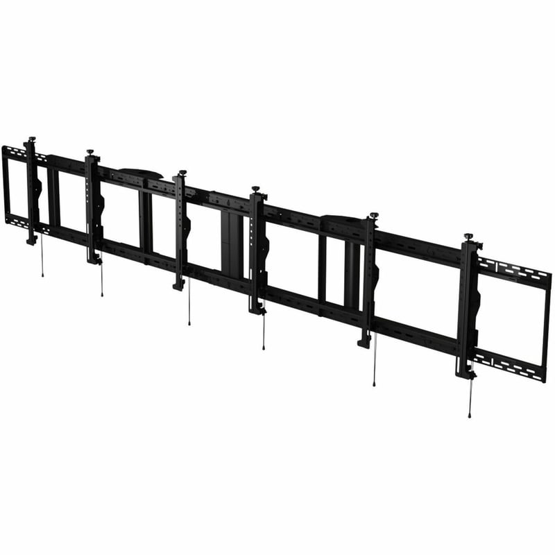 Peerless-AV® SmartMount® Digital Menu Board Ceiling Mount with 8pt Adjustment - Landscape 3x1 Configuration for 46" to 48" Displays
