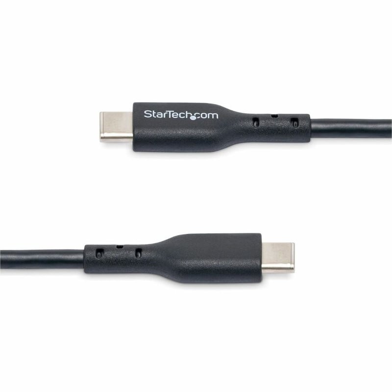 StarTech.com 1m (3ft) USB C Charging Cable, USB 2.0 Type-C Laptop Charger Cord, 60W 3A Power Delivery, TPE Jacket, Data Transfer Cable M/M - Thumbnail 4