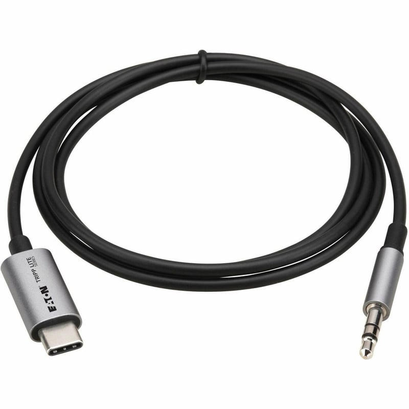 USB-C TO 3.5 MM HEADPHONE JACK ADAPTER CABLE (M/M) 3 FT. (0.9 M) - Thumbnail 1