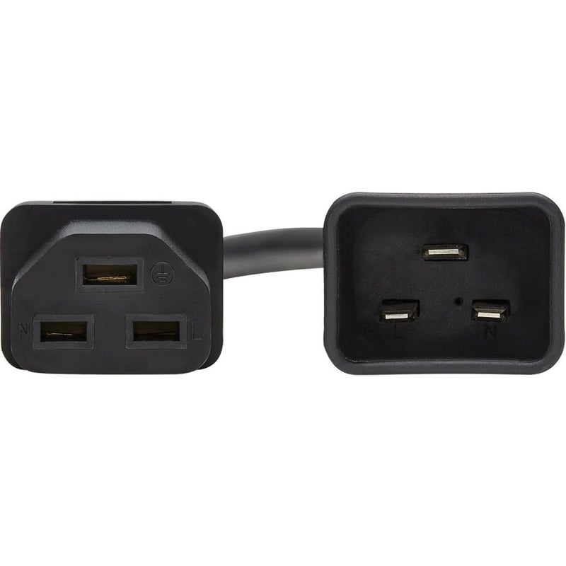 Eaton Tripp Lite Series Power Cord, C20 to C21 - Heavy-Duty, 20A, 250V, 12 AWG, 10 ft. (3.05 m), Black - Thumbnail 3