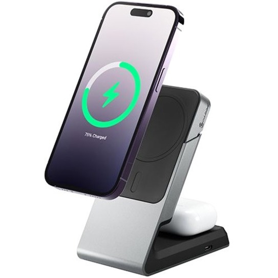 Alogic Matrix 2-in-1 Magnetic Charging Dock - Black - Thumbnail 2