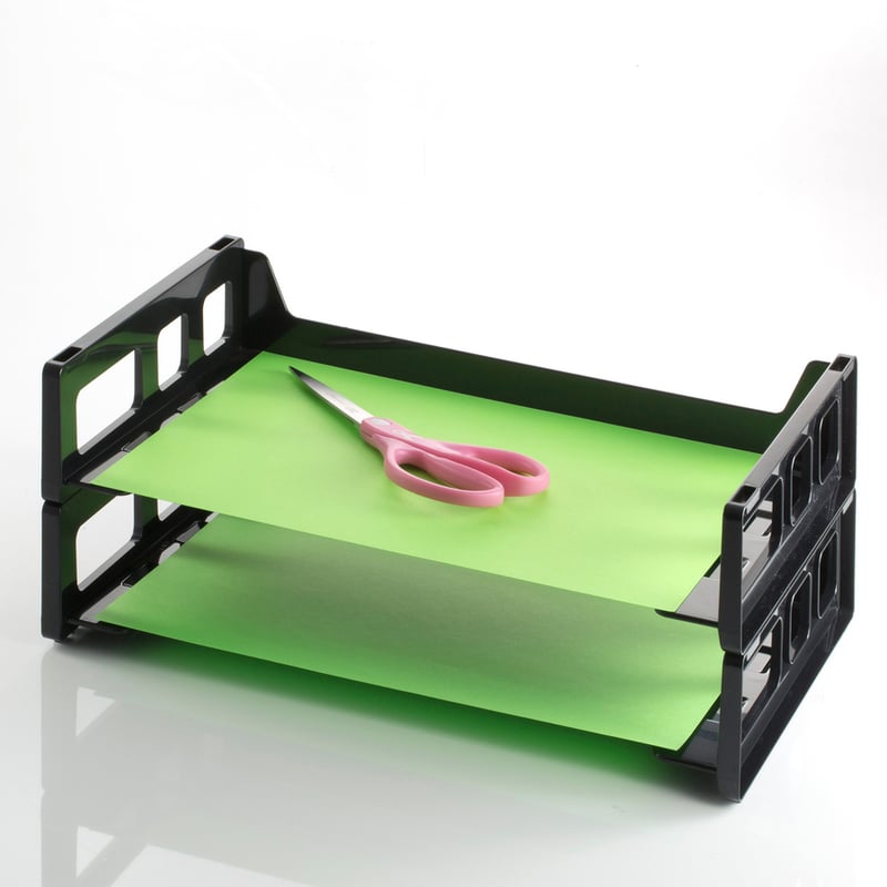 Officemate Side-Loading Desk Trays, 2PK - Thumbnail 4