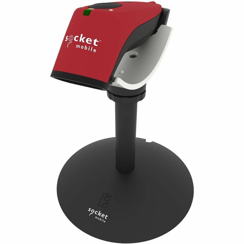 Socket Mobile SocketScan S720, Linear Barcode Plus QR Code Reader, Red & Black Dock - Thumbnail 2