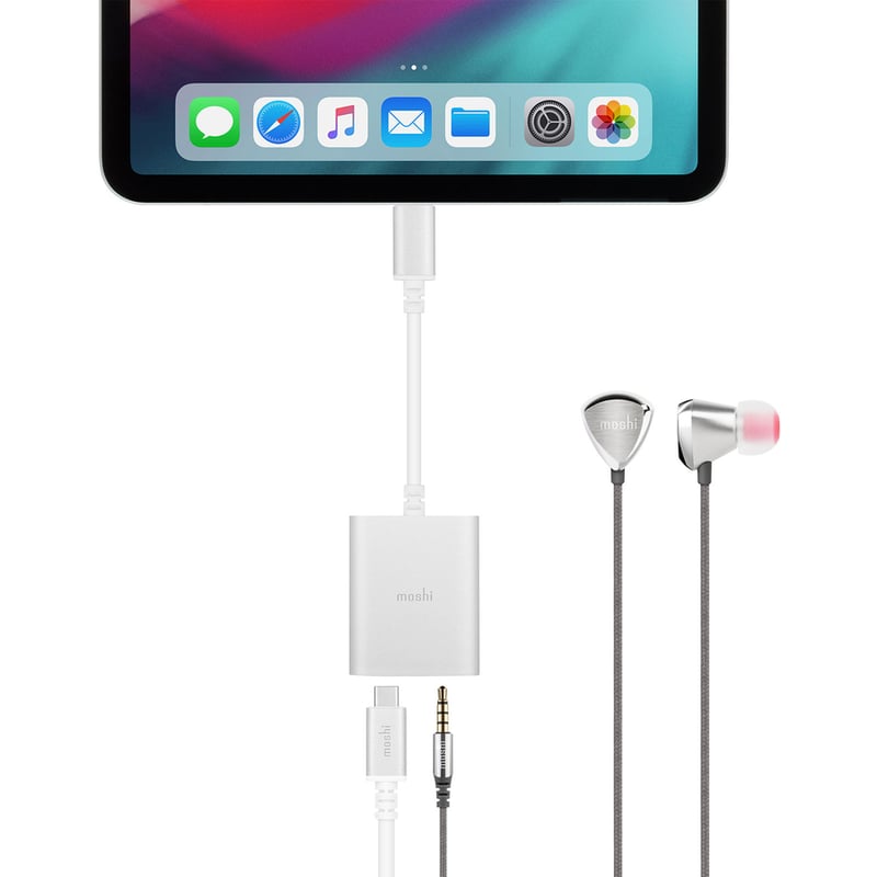 Moshi USB-C Audio Adapter w/Charging - Thumbnail 3