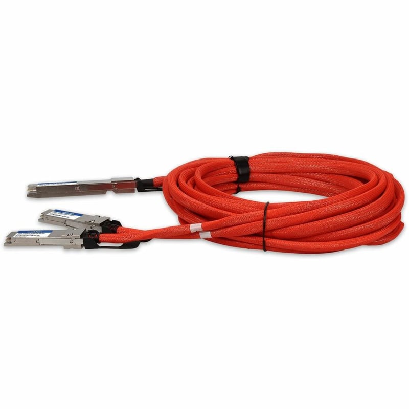 AddOn Mellanox® Compatible TAA 400GBase-CU OSFP to 2xQSFP56 Direct Attach Cable Direct Attach Cable (Active Twinax, 3m) - Thumbnail 2