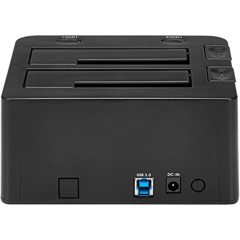 StarTech.com Dual-Bay USB 3.0 to SATA Hard Drive Docking Station, 2.5/3.5" SATA I/II/III, SSD/HDD Dock, USB Hard Drive Bay, Top-Loading - Thumbnail 4