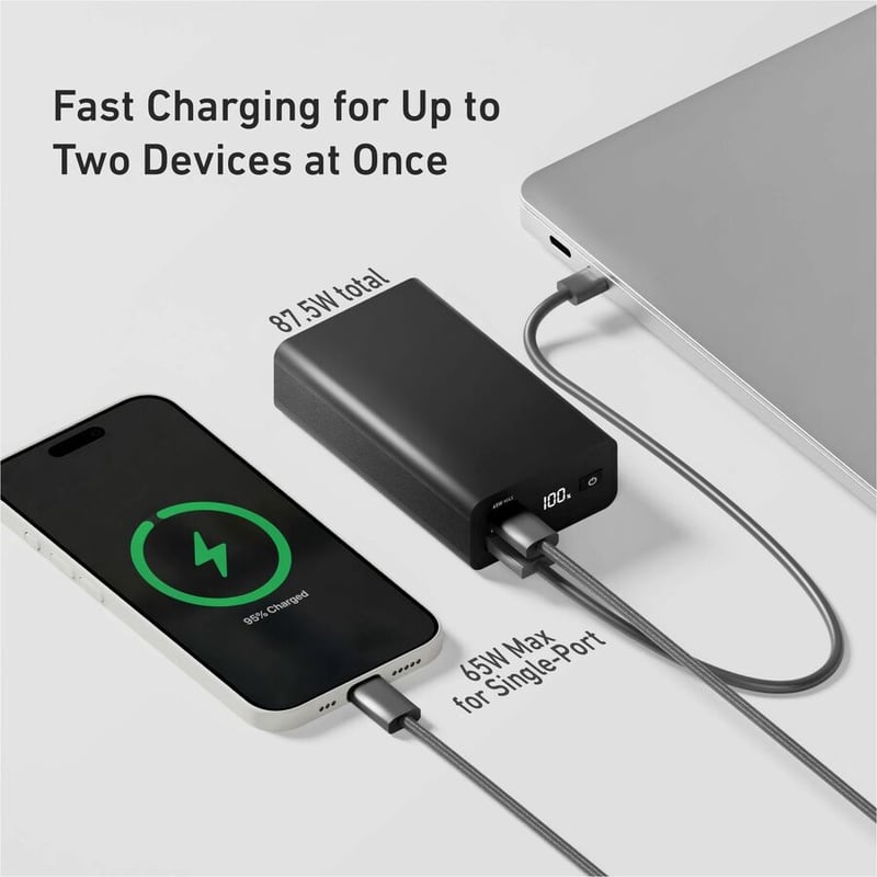 20000MAH 65W POWER BANK - Thumbnail 5