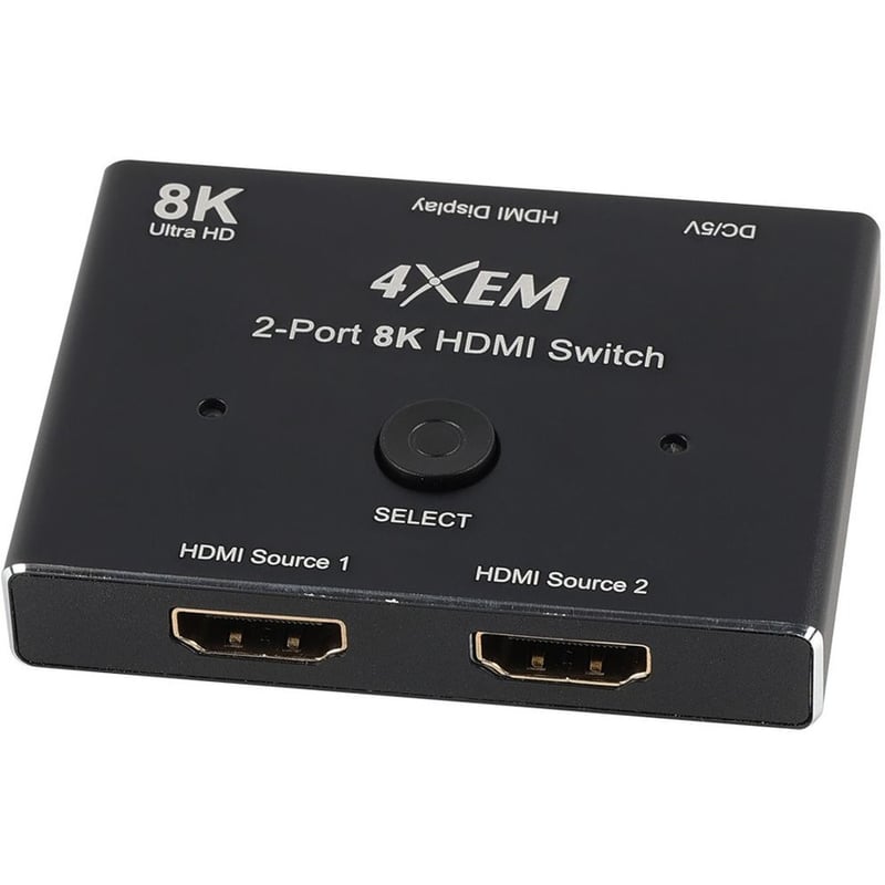 4XEM 8K 2-Port HDMI Switch - Thumbnail 1