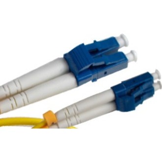 20M FIBER PATCH CORD SINGLEMODE 2MM YELLOW JKT DUPLEX LC - Thumbnail 2