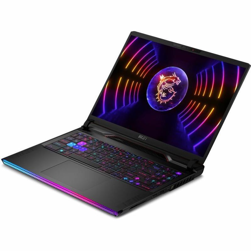 MSI Raider GE68 HX 13V Raider GE68HX 13VF-062US 16" Gaming Notebook - Full HD Plus - 1920 x 1200 - Intel Core i9 13th Gen i9-13950HX Tetracosa-core (24 Core) 2.20 GHz - 32 GB Total RAM - 1 TB SSD - Core Black - Thumbnail 2