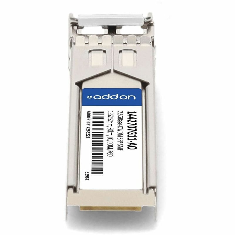 AddOn ADTRAN® Compatible TAA Compliant OC-48-DWDM 100GHz SFP+ Transceiver (SMF, 1552.52nm, 80km, LC, DOM, -40 to 85C) - Thumbnail 4