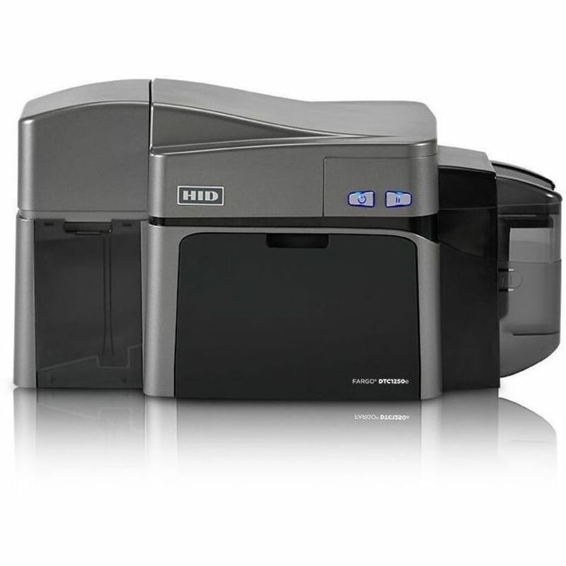 Fargo DTC1250e Single Sided Desktop Dye Sublimation/Thermal Transfer Printer - Color - Card Print - Ethernet - USB - Thumbnail 3