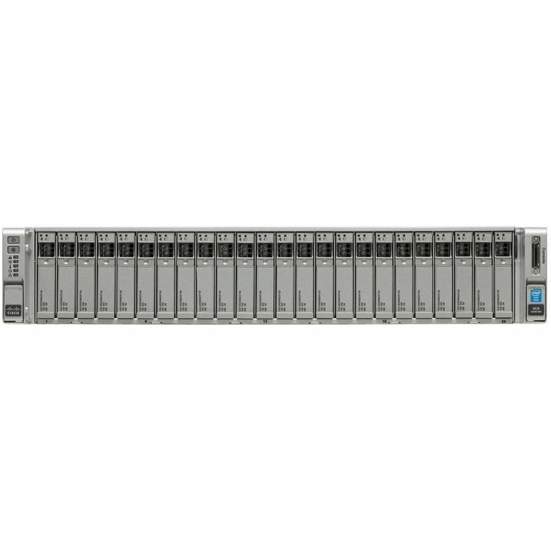 Cisco C240 M4 2U Rack Server - 2 x Intel Xeon E5-2630 v3 2.40 GHz - 128 GB RAM - 12Gb/s SAS, Serial ATA/600 Controller - Thumbnail 4