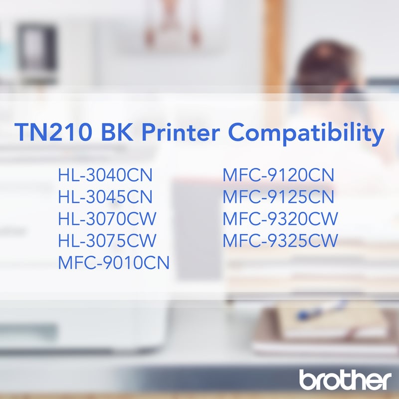 Brother Genuine TN210BK Black Toner Cartridge - Thumbnail 3