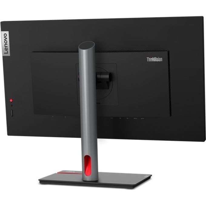 Lenovo ThinkVision P27q-30 27" Class Webcam WQHD LCD Monitor - 16:9 - Raven Black - Thumbnail 4