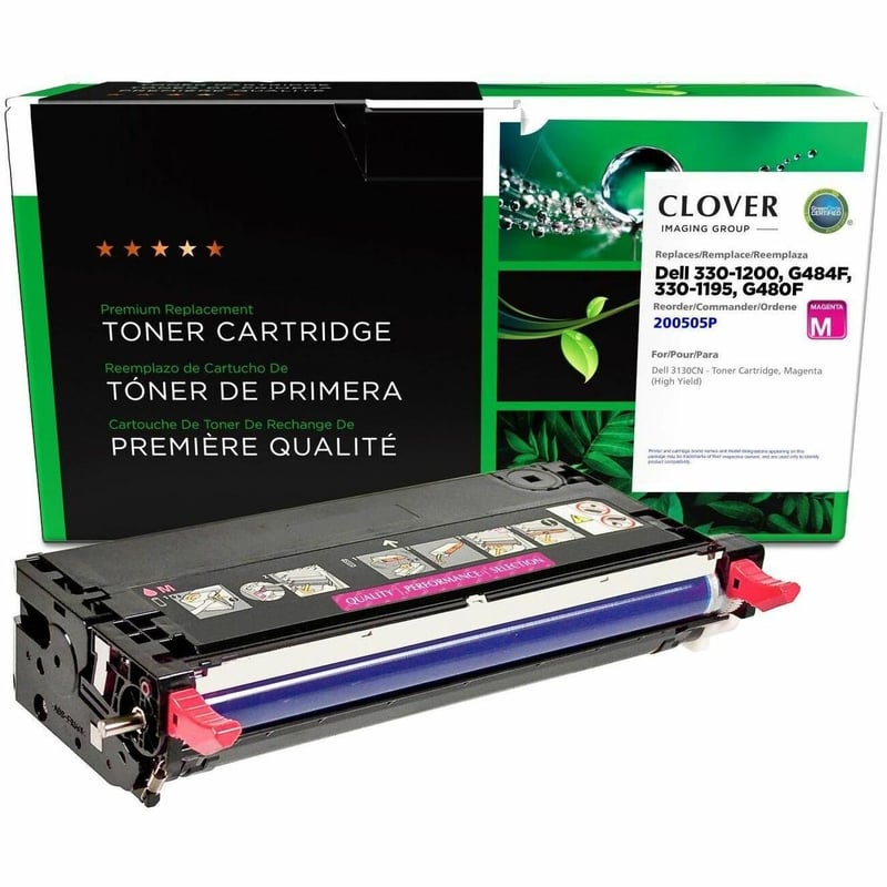 Clover Imaging Remanufactured High Yield Magenta Toner Cartridge for Dell 3130 - Thumbnail 1