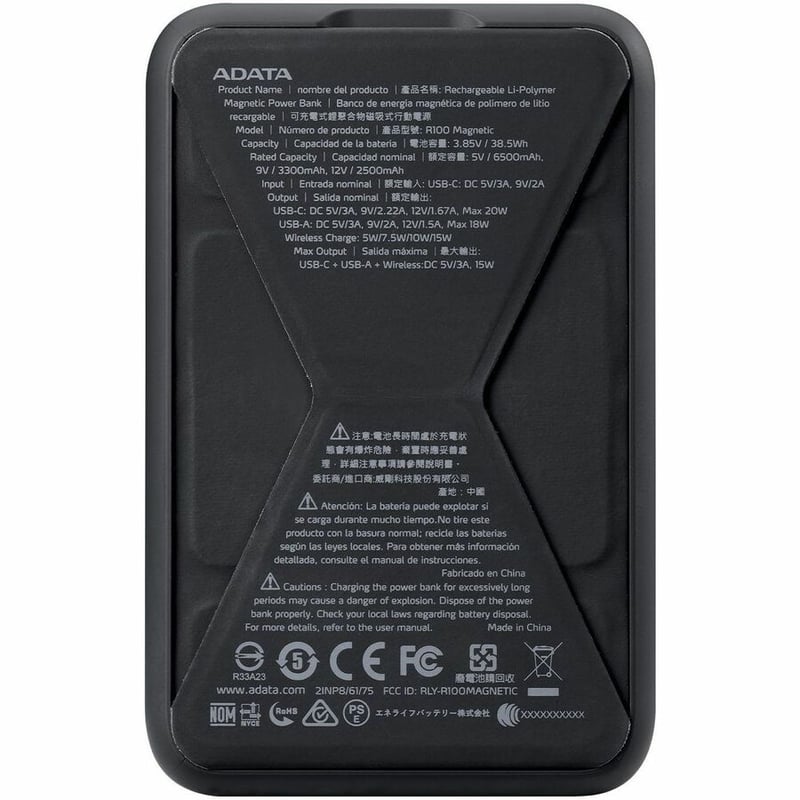 LA R100 MAGNETIC POWER BANK 10000MAH - Thumbnail 3