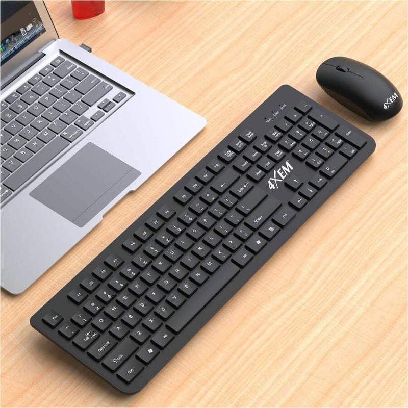 4XEM Wireless Mouse and Keyboard Combo - Thumbnail 4