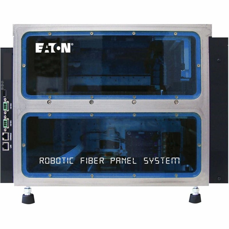 Eaton Robotic Fiber Panel System with Mini Chassis - 204 Multimode LC Fiber Ports, TAA - Thumbnail 3