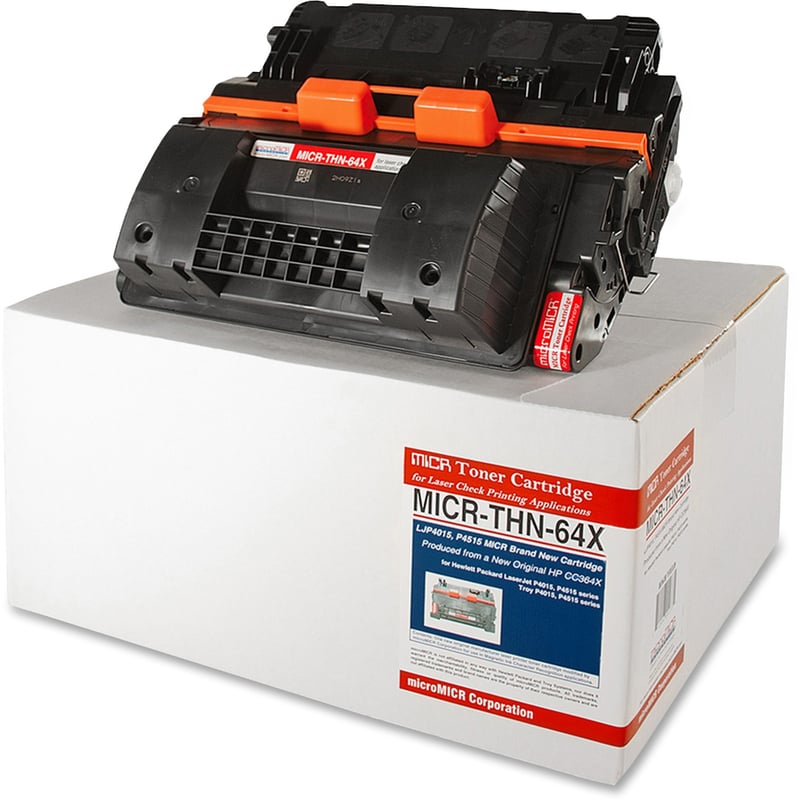 microMICR MICR Toner Cartridge - Alternative for HP 64X - Thumbnail 1
